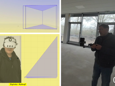 digitalBau 2026 -Vermessung einer Sporthalle